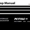 Komatsu PC170LC-11 Hydraulic Excavator Service Repair Shop Manual (35001 and up)