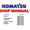 Komatsu PC200-5, PC200-5 Mighty, PC200LC-5, PC200LC-5 Mighty, PC220-5, PC220LC-5 Excavator Service Repair Manual