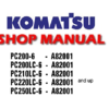 Komatsu PC200-6 PC200LC-6 PC210LC-6 PC220LC-6 PC250LC-6 Hydraulic Excavator Servcie Repair Manual (A82001 and up)