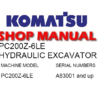 Komatsu PC200Z-6LE Excavator Service Repair Manual (S/N: A83001 and up )