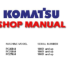 Komatsu PC20R-8 PC25R-8 PC27R-8 Hydraulic Excavator Service Repair Manual