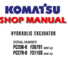 Komatsu PC20R-8, PC27R-8 Hydraulic Excavator Service Repair Manual (SN: F30791 & up, F31103 & up)