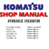 Komatsu PC210-7K, PC210LC-7K, PC210-NLC-7K, PC240LC-7K, PC240NLC-7K Excavator Service Repair Manual (S/N: K40001 and up)