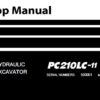 Komatsu PC210LC-11 Hydraulic Excavator Service Repair Shop Manual