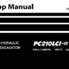 Komatsu PC210LCI-11 Hydraulic Excavator Service Repair Shop Manual