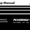 Komatsu PC238USLC-11 Hydraulic Excavator Service Repair Shop Manual