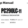 Komatsu PC290LC-11 Hydraulic Excavator Service Repair Shop Manual