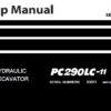 Komatsu PC290LC-11 Hydraulic Excavator Service Repair Shop Manual (35001 and up)
