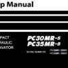 Komatsu PC30MR-5 , PC35MR-5 Compact Hydraulic Excavator Service Repair Shop Manual