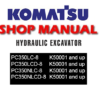 Komatsu PC350LC-8, PC350LCD-8, PC350NLC-8, PC350NLCD-8 Hydraulic Excavator Service Manual (SN: K50001 and up)