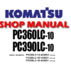 Komatsu PC360LC-10, PC390LC-10 Hydraulic Excavator Service Repair Manual