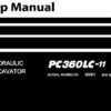 Komatsu PC360LC-11 Hydraulic Excavator Service Repair Shop Manual