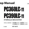 Komatsu PC360LC-11 , PC390LC-11 Hydraulic Excavator Service Repair Shop Manual