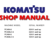Komatsu PC400-6, PC400LC-6, PC450-6, PC450LC-6 Excavator Service Repair Manual (32001 & up, 12001 & up)