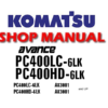 Komatsu PC400LC-6LK, PC400HD-6LK Hydraulic Excavator Service Repair Manual ( S/N: A83001 and up)