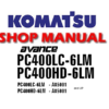 Komatsu PC400LC-6LM, PC400HD-6LM Hydraulic Excavator Service Repair Manual (S/N: A85001 and up )