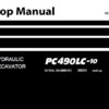 Komatsu PC490LC-10 Hydraulic Excavator Service Repair Shop Manual