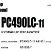 Komatsu PC490LC-11 HYDRAULIC EXCAVATOR Service Repair Shop Manual