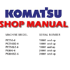 Komatsu PC750-6, PC750SE-6, PC750LC-6, PC800-6, PC800SE-6 Hydraulic Excavator Service Repair Manual (SN: 11001 and up, 31001 and up)