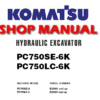 Komatsu PC750SE-6K, PC750LC-6K Hydraulic Excavator Service Repair Manual (S/N K32001 & up)