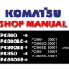 Komatsu PC800-8, PC800LC-8, PC800SE-8, PC850-8, PC850SE-8 Hydraulic Excavator Service Repair Manual (S/N: 50001 and up , 10001 and up)
