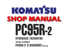 Komatsu PC95R-2 Hydraulic Excavator Service Repair Manual (SN 21D5000001 and up)