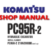 Komatsu PC95R-2 Hydraulic Excavator Service Repair Manual (SN 21D5200330 and up)