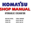 Komatsu PW200-7E0 , PW220-7E0 Wheel Excavator Service Repair Manual (S/N: H50051 & up , H50051 & up)