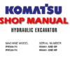 Komatsu PW200-7H , PW220-7H Hydraulic Excavator Service Repair Manual (SN: H50051 and up)