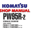 Komatsu PW95R-2 Hydraulic Excavator Service Repair Manual (SN 21D0210001 and up, 21D0220001 and up)