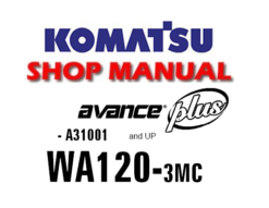 Komatsu WA120-3MC Wheel Loader Service Repair Manual (S/N: A31001 and up)