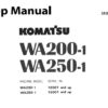 Komatsu WA200-1 , WA250-1 Wheel Loader Service Repair Shop Manual