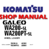 Komatsu WA200-5L, WA200PT-5L Wheel Loader Service Repair Manual (S/N: A82001 and up, A89001 and up)