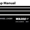 Komatsu WA200-7 Wheel Loader Service Repair Shop Manual