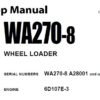Komatsu WA270-8 Wheel Loader Service Repair Manual (A28001 and up)