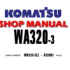 Komatsu WA320-3 Wheel Loader Service Repair Manual (S/N: A30001 and up)