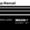 Komatsu WA320-7 Wheel Loader Service Repair Shop Manual