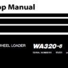 Komatsu WA320-8 Wheel Loader Service Repair Shop Manual
