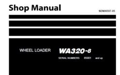 Komatsu WA320-8 Wheel Loader Service Repair Shop Manual
