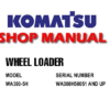 Komatsu WA380-5H Wheel Loader Service Repair Manual (S/N: H50051 and up)