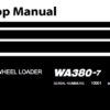 Komatsu WA380-7 Wheel Loader Service Repair Shop Manual