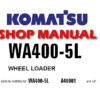 Komatsu WA400-5L Wheel Loader Service Repair Manual (S/N: A40001 and up)