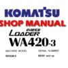Komatsu WA420-3 Avance Wheel Loader Service Repair Manual (S/N: 50001 and up)