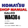 Komatsu WA430-6 GALEO (KA SPEC.) Wheel Loader Service Repair Manual (S/N: 65001 and up)