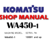 Komatsu WA450-1 Wheel Loader Service Repair Manual (S/N: 10001 and up)