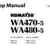Komatsu WA470-5 , WA480-5 Wheel Loader Service Repair Shop Manual