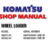 Komatsu WA470-5H, WA480-5H Wheel Loader Service Repair Manual (SN: H50051 and up)