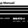 Komatsu WA470-8 Wheel Loader Service Repair Shop Manual