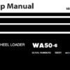 Komatsu WA50-6 Wheel Loader Service Repair Shop Manual (60001 and up)