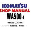 Komatsu WA500-1 Wheel Loader Service Repair Manual (SN A61001 and up )